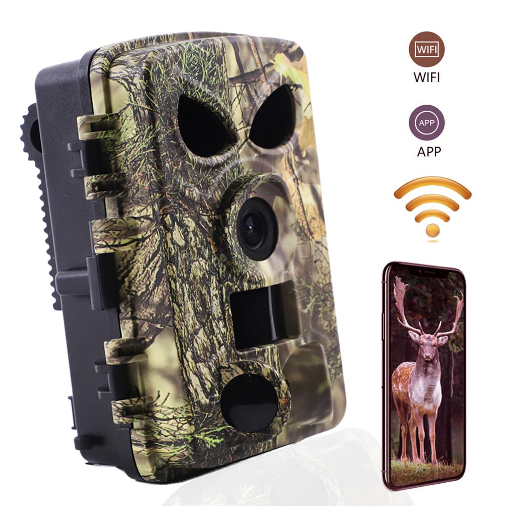 Trail Camera 8K Wildlife Camera with BT GPS WiFi  APP Night Vision  Camera Waterproof  60MP Photos