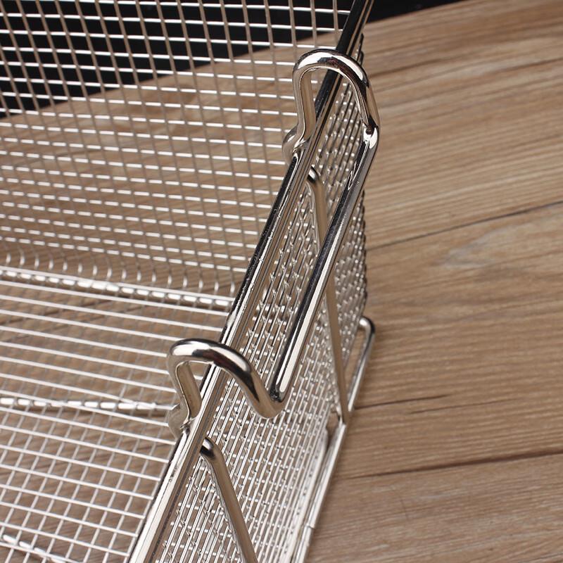 Commercial Long Handle Stainless Steel Fry Basket