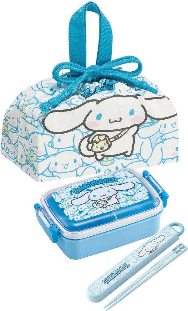 Skater Lunch Drawstring Ushiro and Made in Children's Bag, Cinnamoroll, Shiro, Sanrio, Japan, KB7-A