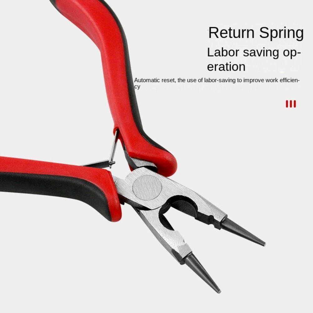 Инструменты для изготовления ювелирных изделий своими руками Стальные плоскогубцы Прочные круглогубцы Рукоделие Бисероплетение