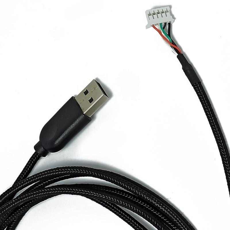 Оригинальный USB-кабель для мыши Mice Line для G600, сменный провод для мыши, змеиная кожа, внешняя оплетка 1,7–2 м