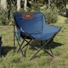 VidaXL Camping Chair with Pocket Foldable Set of 2 Blue, Folding Camping Chair, Folding Outdoor Chair, Chair of 366547