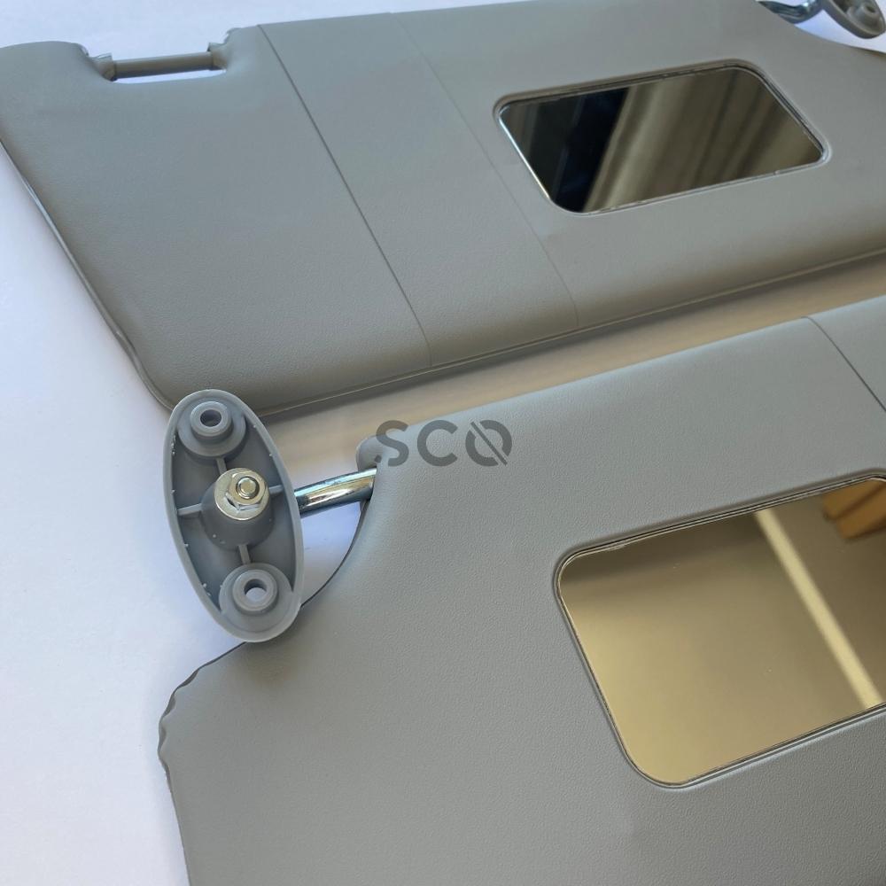 Солнцезащитный козырек для Ford Focus, 1 комплект, защита от солнца, 2 шт., левый и правый, серый с зеркалом, 1998-2004 гг.