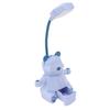 Мультяшная настольная светодиодная лампа для защиты глаз, USB, портативная, 2 режима, ночник с пеналом для учебы и чтения