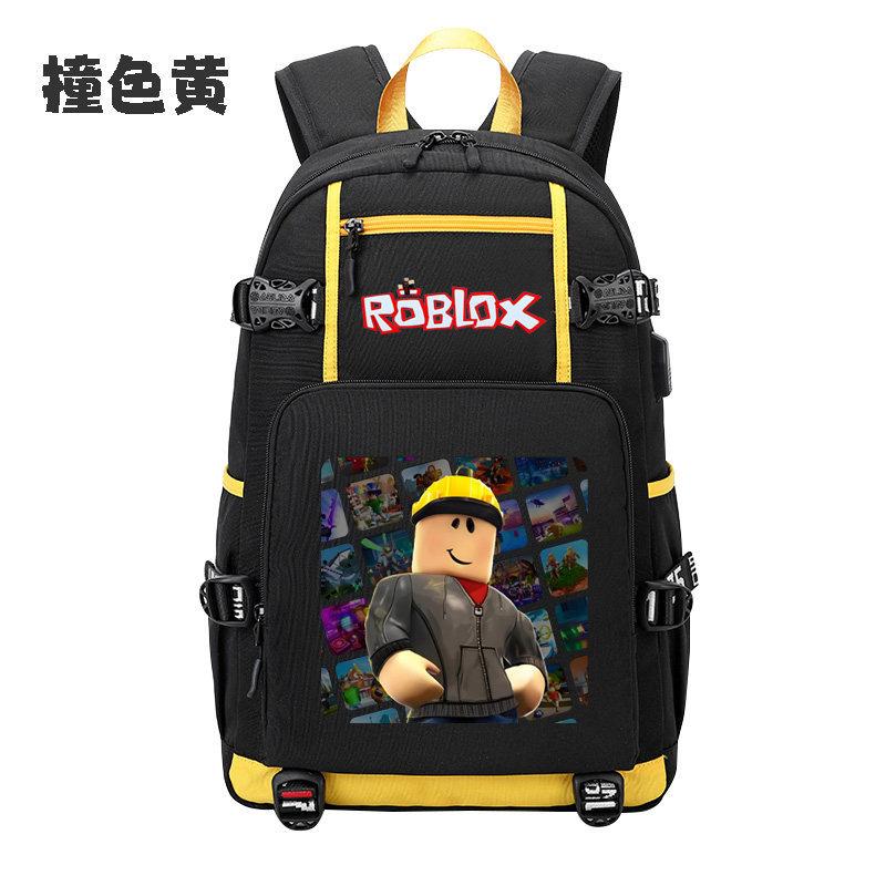 ROLOX Virtual World Game Zone Backpack, Large Capacity Middle High School Student Bookbag, Unisex Backpack