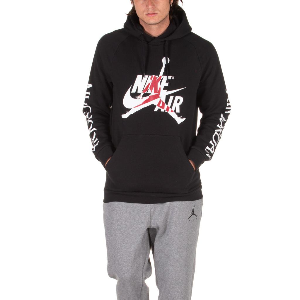 Jordan Jumpman Classics Graphic Hoodie Мужская толстовка с капюшоном черная BV6010-010