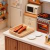 1/12 Реалистичные аксессуары для кукольного домика Еда Китайский завтрак Набор Чашка соевого молока Жареный хворост Аксессуары для уличной сцены