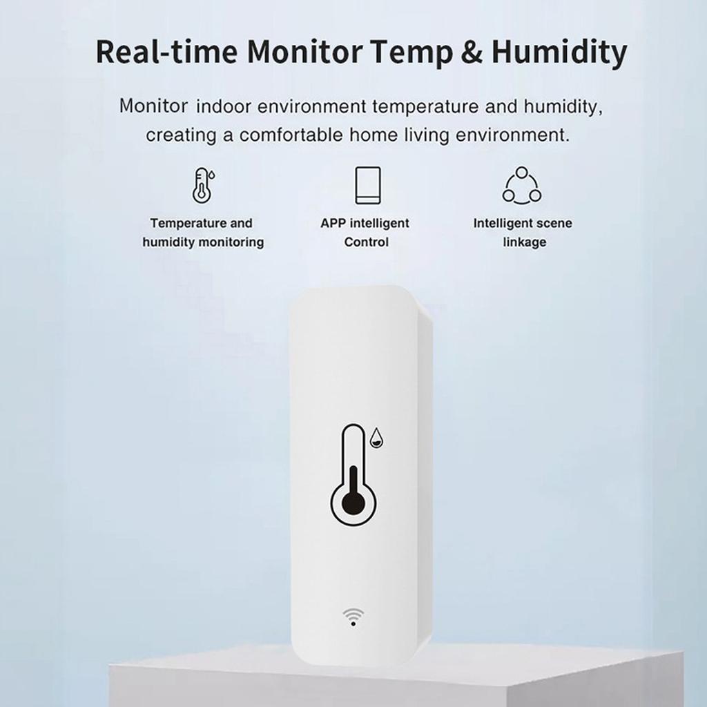Wi-Fi Bluetooth Датчик температуры и влажности Детектор беспроводной датчик температуры и влажности в помещении