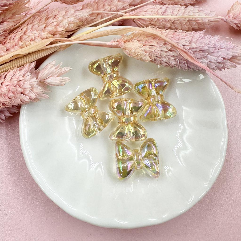 Товары для вечеринок 14*15,5 мм Материалы для самостоятельной сборки браслета, головного убора, мобильного телефона, цепочки, банта, бусины карамельного цвета с прямым отверстием, ювелирные аксессуары 5 шт.