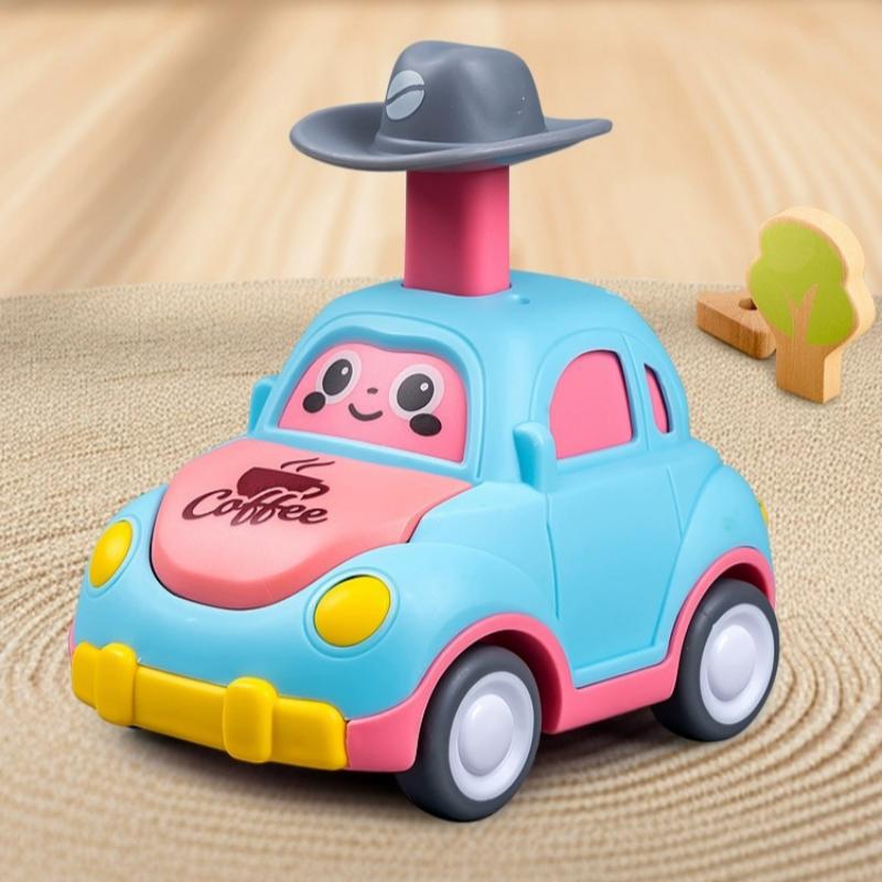 Детская толкающая машинка для мальчиков и девочек, мультяшная инерционная игрушка, школьный автобус, детский сад, детская игрушка