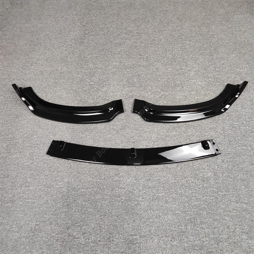 For BMW 3 Series F30 F31 2013-2019 Front Bumper Splitter Lip Diffuser Spoiler Protector Cover Guard Deflector Lips Gloss Black