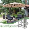Adjustable Umbrella Clamp Bracket Water-proof Deck Umbrella Mount Patio Umbrella Holder  Food Carts