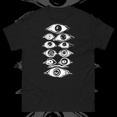 Футболка The Eyes Have It Готическая Ведьмовская Жутки Пастельно-готическая Дарк Гранж Унисекс Футболка