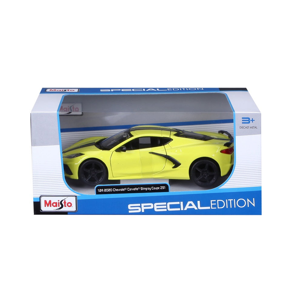 Maisto | Collectible Car | Special Edition | Chevrolet Corvette C8 2020 Yellow | 1:24