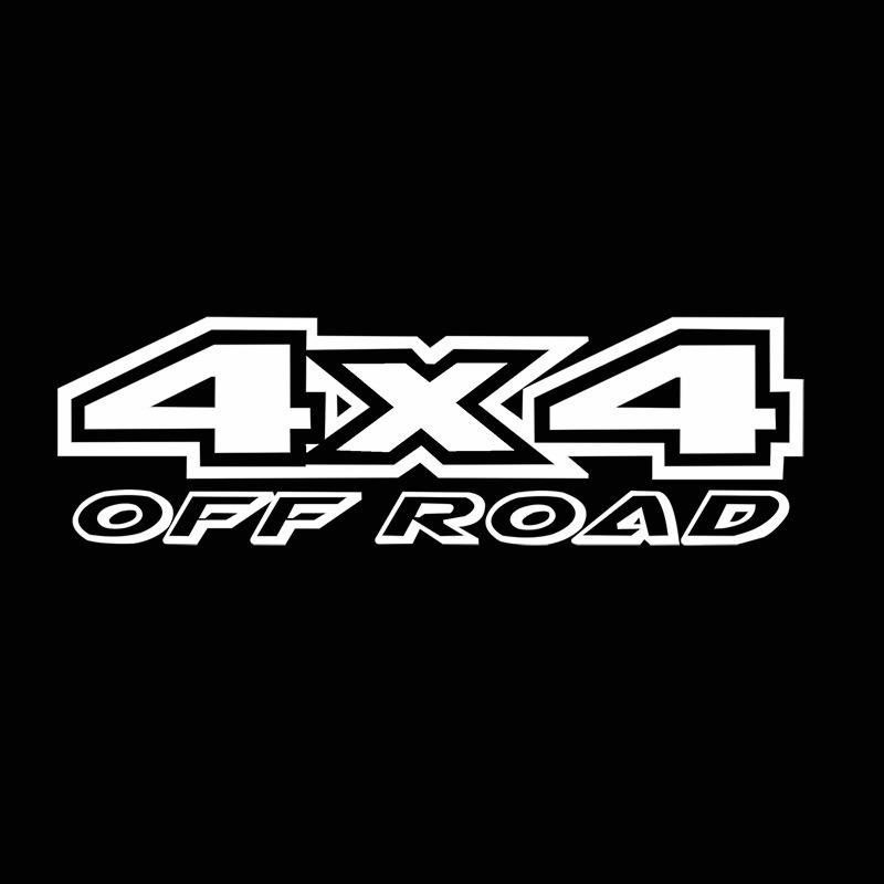 4X4 Off-Road Reflective Stickers for Jeep and Four-Wheel Drive Vehicles - Creative Car Body Decals