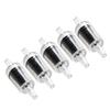 5 PCS Circulate Plastic Black Red Air Pump Co2 System One Way Non-Return Aquarium Check Valve