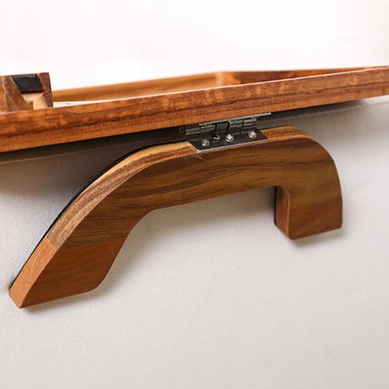 Поднос для еды на диване с держателем для чашки, крепление для телефона, высокая стабильность, гладкие края, минималистичный дизайн