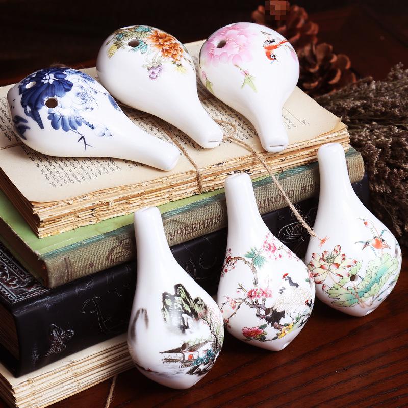 Beginner 6-Hole Alto C Clay Ocarina - Student Classroom Instrument