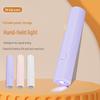 Portable Battery-Powered Nail Lamp: No Blackening, Handheld Phototherapy, and One-Finger Baking Lamp.