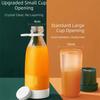 Compact Lightweight Body Fruit Blender Stainless Steel Blades USB Rechargeable Juicer  Office Work