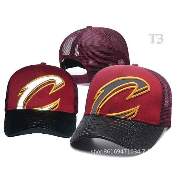 Nba Cavaliers James The Same Flat Edge Baseball Cap Flat Cornice Hat Hip Hop Burgundy Men'S And Women'S Hipster Hat