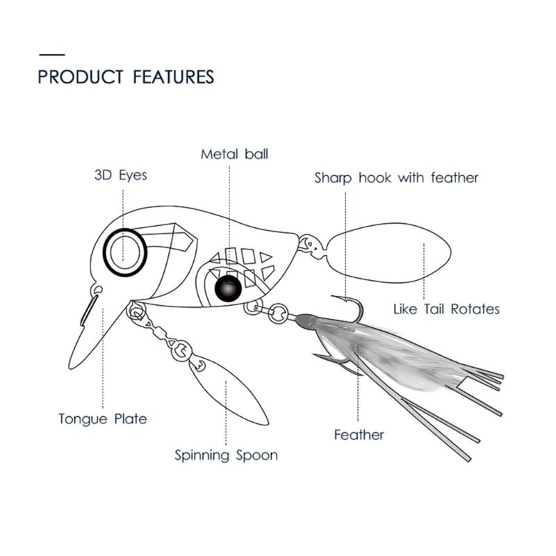 8g Fishing Lure Hard Baits Minnow Lure with Double Hook Swimbait Fishing Baits Crankbait Sinking Lure for Trout