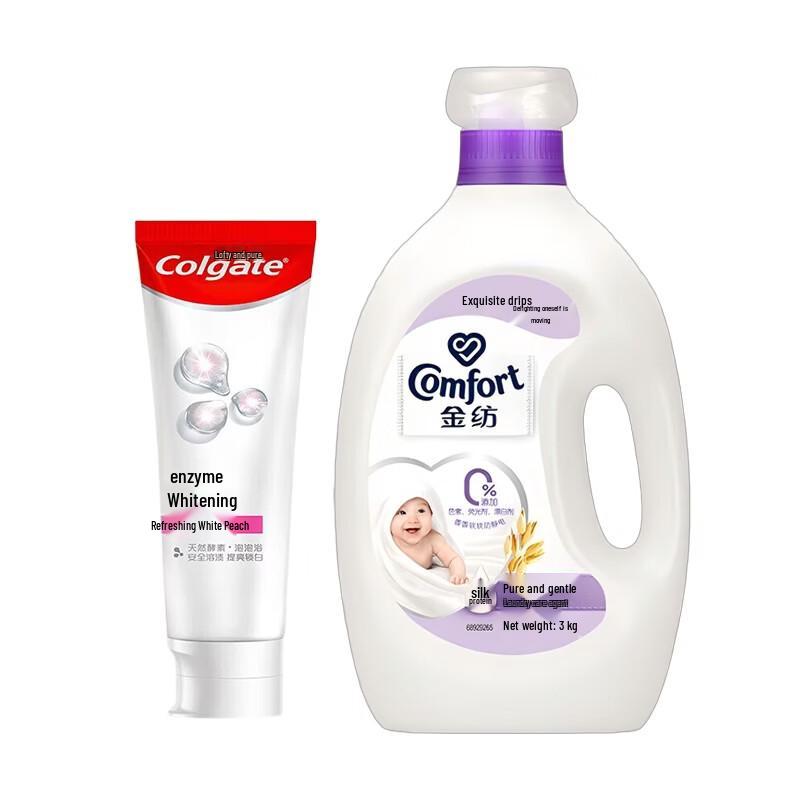 Colgate Набор: Отбеливающая зубная паста и средства для стирки