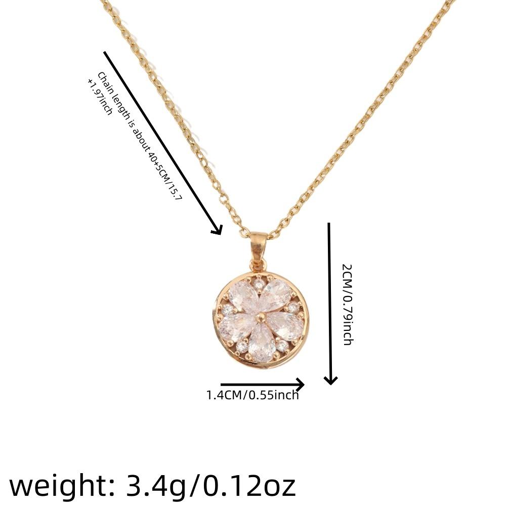 Простые круглые подвески-ожерелья для женщин, модное циркониевое ожерелье, свадебные украшения для вечеринок