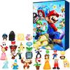 Рождественское смоляное украшение Super Mario с дисплеем на 24 отделения для дома, сада, мероприятий