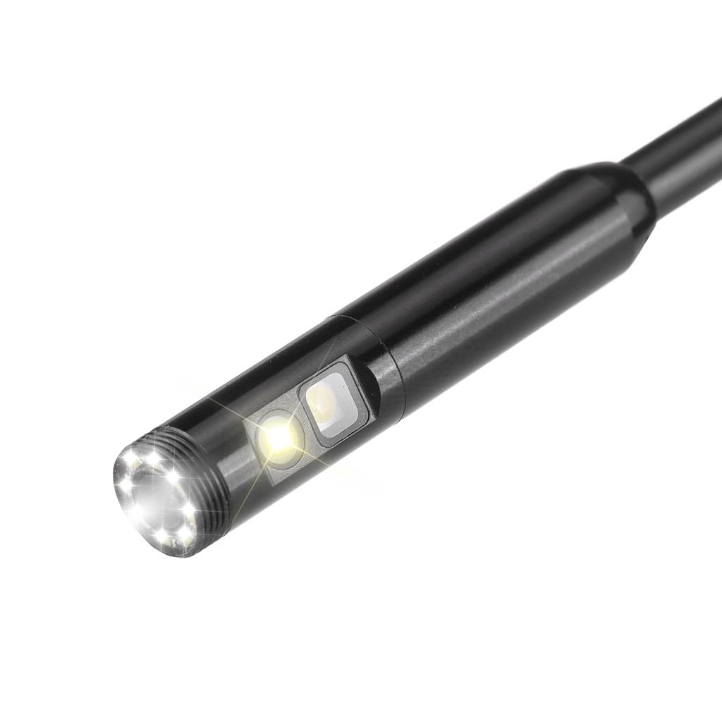 Industrial 1080P Sewer Inspection Camera Dual Lens with 8 LED Lights Endoscope Pipe Camera 4.3" HD