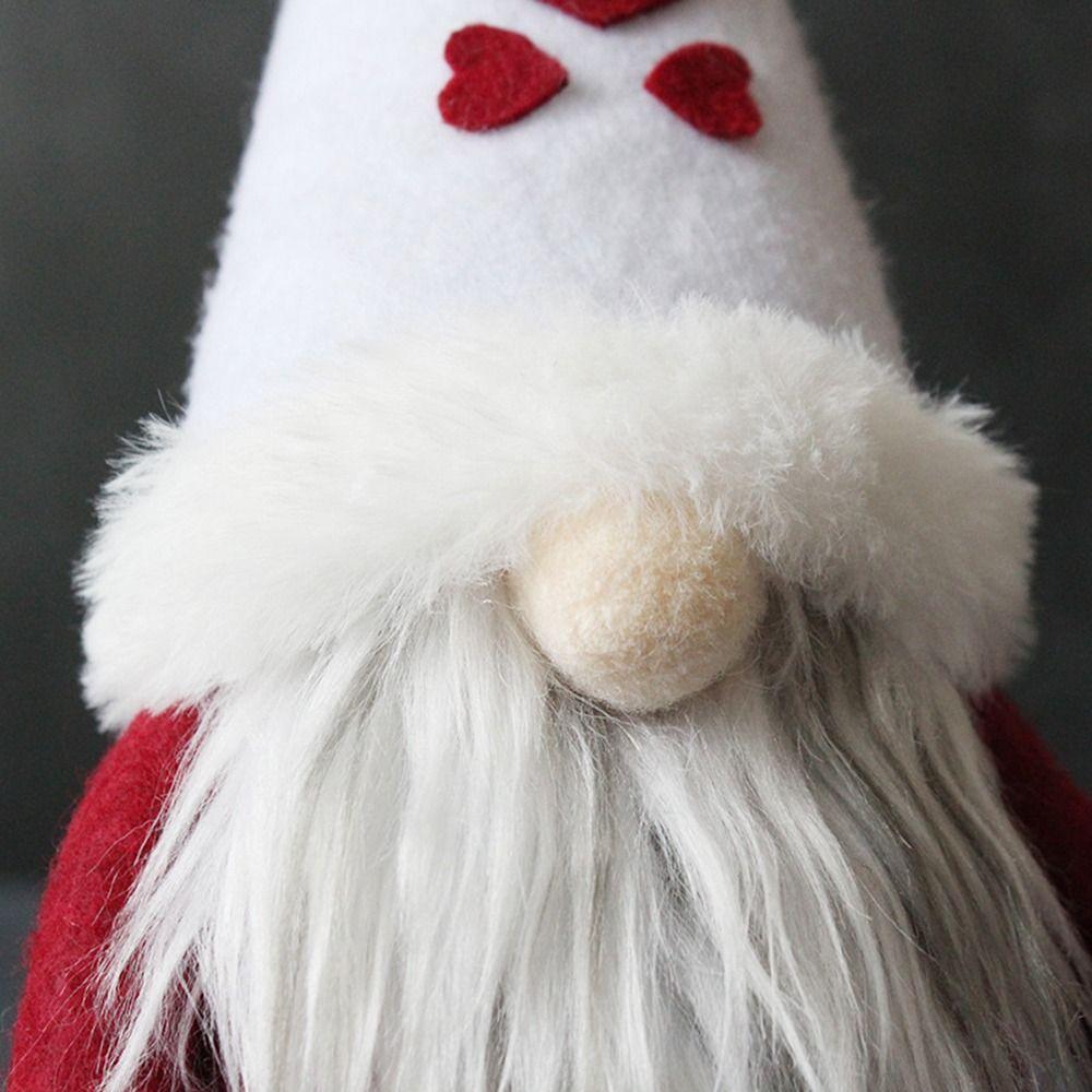 Originality Christmas Decorations Durable Gnome Santa Claus Faceless Doll Dwarf Red Hat Dirt-proof