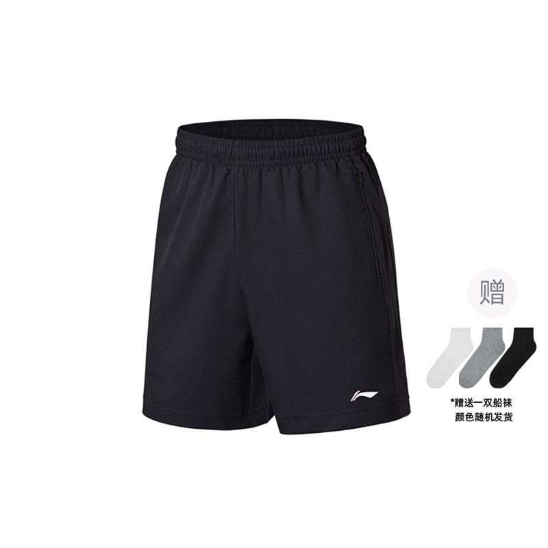 Li Ning Спортивные шорты мужские черные AKST633-1