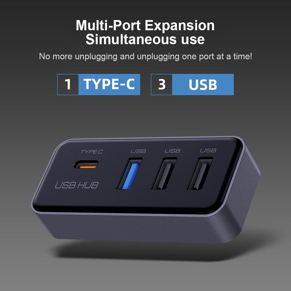 4-портовый USB-хаб-док-станция в бардачок, USB-адаптер для Tesla Model 3 Model Y, Автоаксессуары