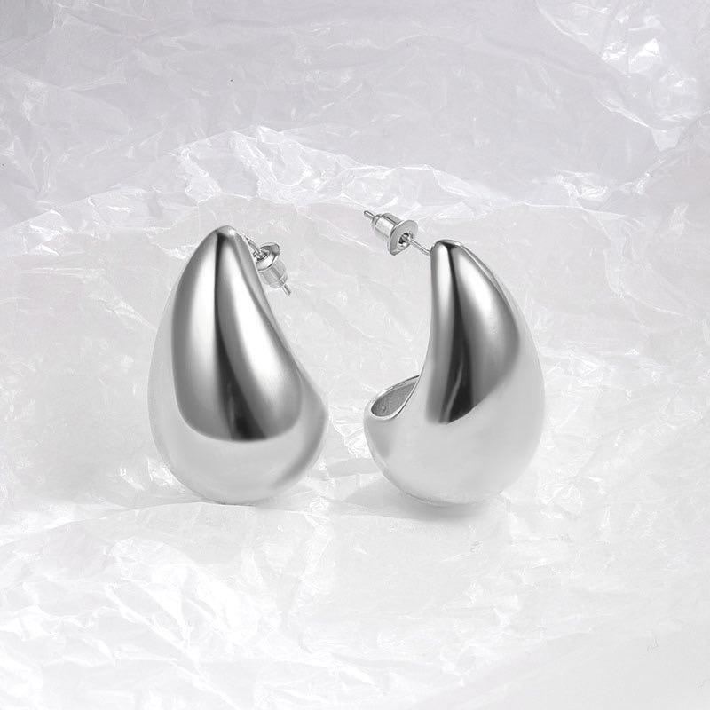 Xiaomi BF CLUB 925 Sterling Silver Earrings For Women Trendy Waterdrop Gold Sim Earring Jewelry Prevent Allergy Party Accessories Gift