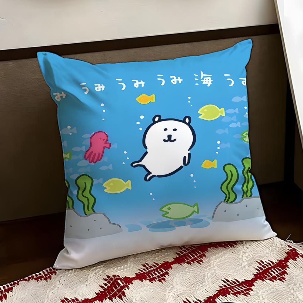NNagano Милая BBear Чехол для кушона Двусторонний Мягкий Прочный Чехол для подушки Дом Автомобиль Многоцелевое Использование для Ежедневного Комфорта