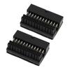 2PCS ATX 24 Pin 90 Degree адаптер материнская плата 24Pin Female to 24Pin Male 90 Degree Extension Connect