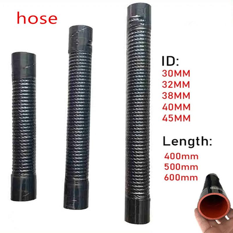ID30-50MM steel wire silicone hose, car intercooler hose, air filter pipe, turbocharger intake pipe Black General Motors parts