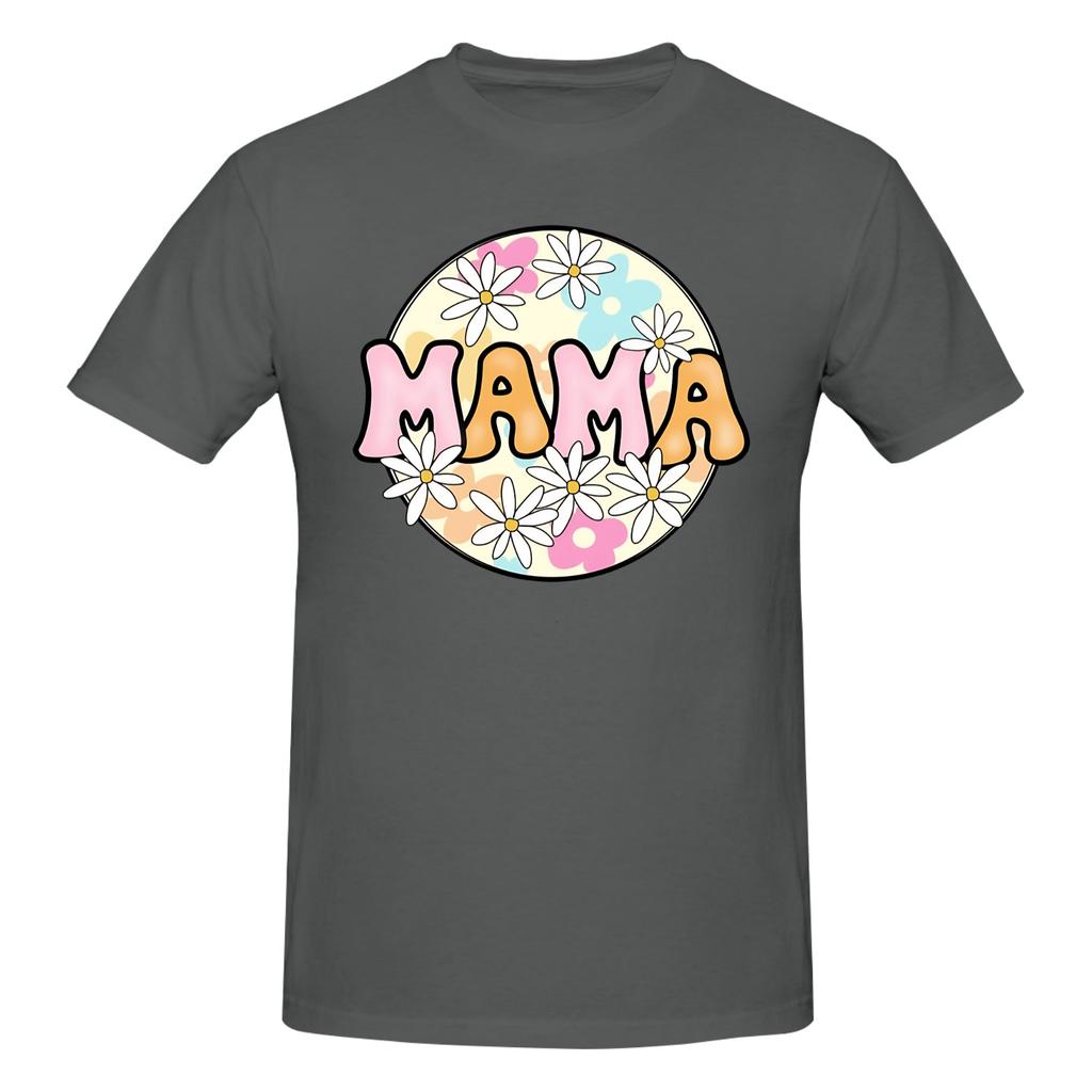 Piece Floral Mama Funny Cotton TShirt Nana Mothers Day Tops Tees For Unisex