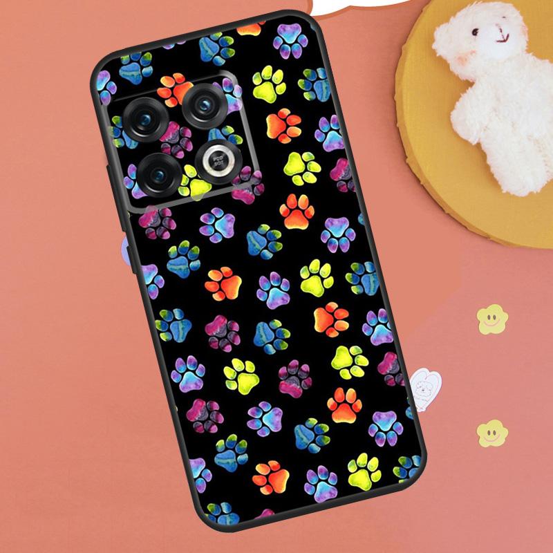 Dog foot Paw Colorful Pattern Case For OnePlus Nord CE 5 2 3 4 Lite N20 N30 OnePlus 15 13 12 11 10R 13R 12R 10T 13T Funda