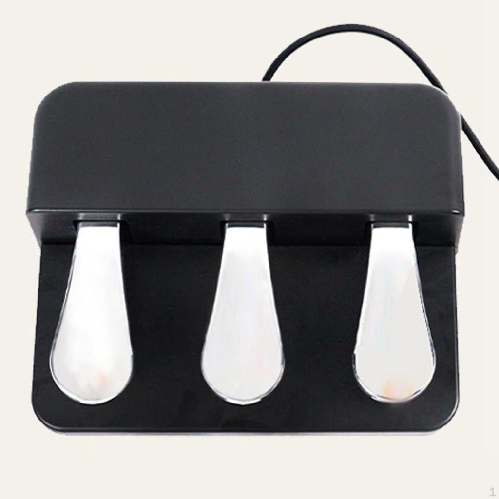 Педаль сустейна для фортепиано Премиальные аксессуары Высокая производительность Три устойчивых для упражнений