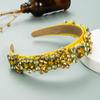 Colorful Baroque Hair Hoop Jewelry Bride Tiaras Simple Rhinestone Headband  Ladies