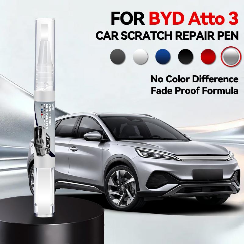 For BYD Atto 3 2022-2025 D40 Paint Repair Pen Touch Up Scratch Remover DIY Auto Accessories Black White Blue Green Grey Purple
