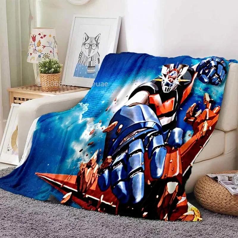 Mazinger z UFO Robot Grendizer фланелевое одеяло мультфильм аниме дети мягкий чехол легкий кровать диван стул одеяло