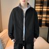 Весенне-осенняя мужская куртка с лацканами, модная, универсальная, с принтом, повседневная, свободная, мужская верхняя куртка для мужчин