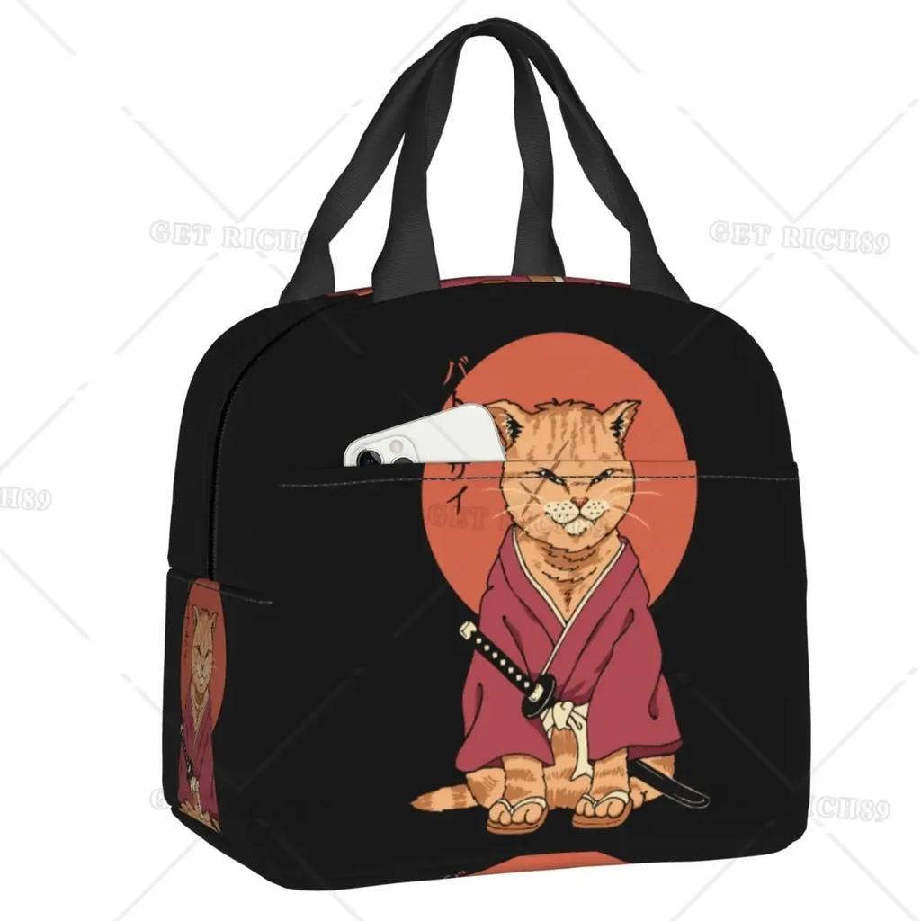 Японский ланч-бокс для кошек для женщин, герметичный японский Neko Ramen, термохолодильник для кошек, сумка для обеда для детей, школьников