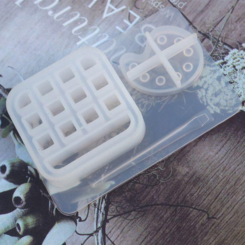 Пигментная кисть, лоток для краски, брелок, кулон, форма для литья смолы, ювелирные инструменты