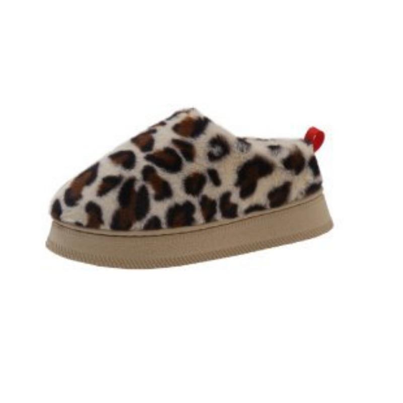 Autumn and Winter New Slippers Women's Thickened Warm Non-slip Cotton Slippers Thick-soled Women's Half-pack and Handmade Cotton Slippers