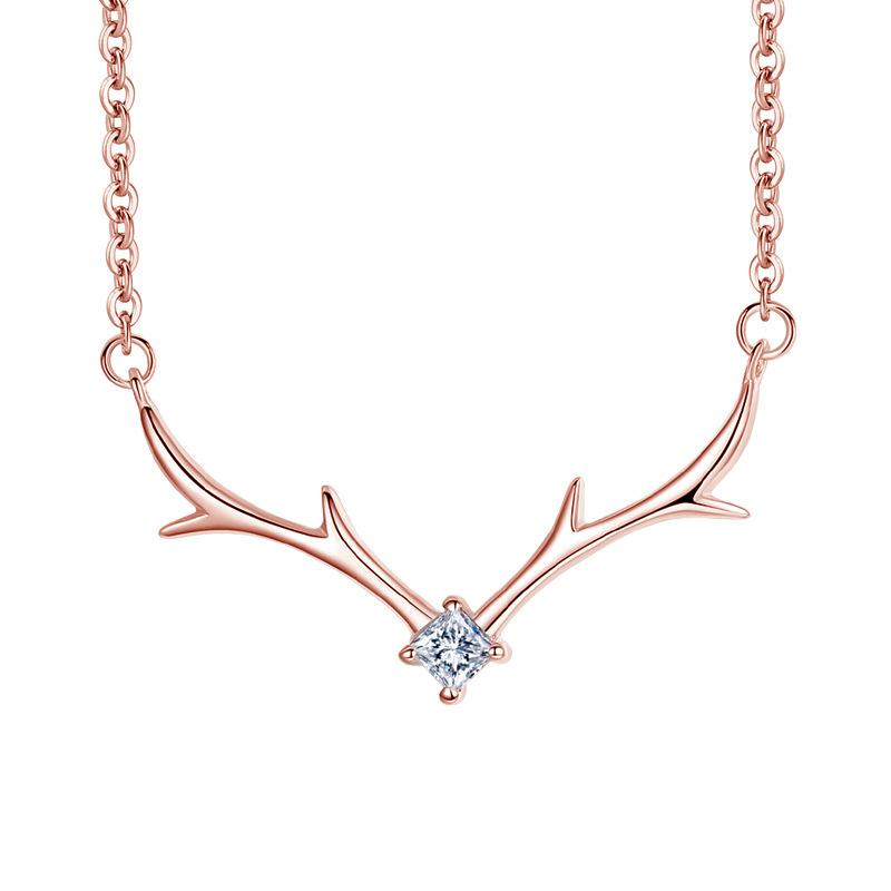 Маленькая красная книга Yilu You ожерелье Женский маленький олень кулон ожерелье ключицы цепи