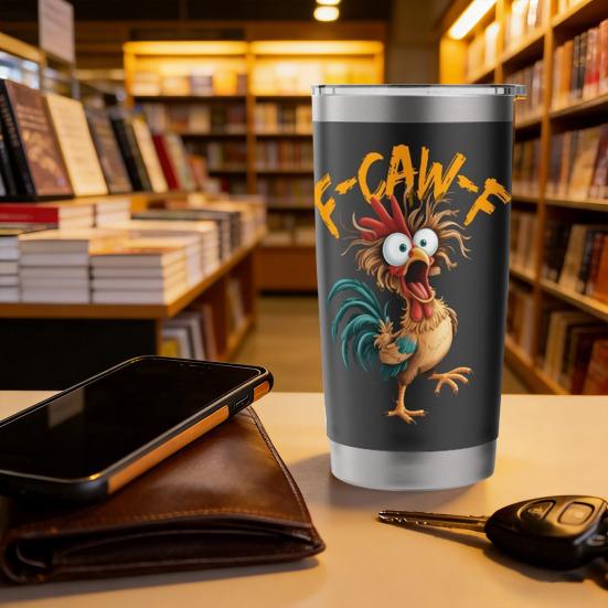 Смешной Злой Обжарщик Тамблер 20 унций CAW-F Кружка с двойными стенками и изоляцией Персонализированный подарок с именем для коллег друзей