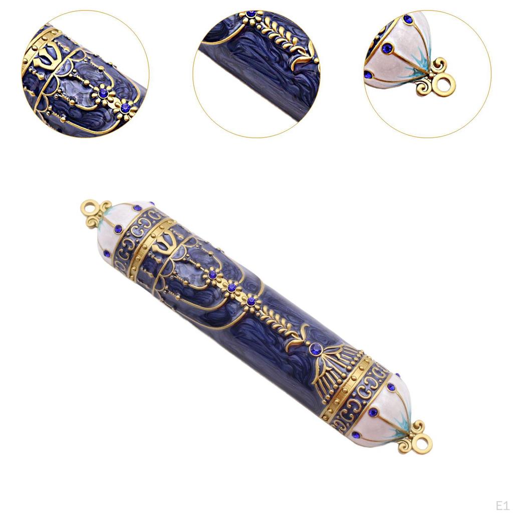 5.12 Inch Jewish Mezuzah Case Cover Judaica Gift Home Blessing Wall Decor Front Door Decoration